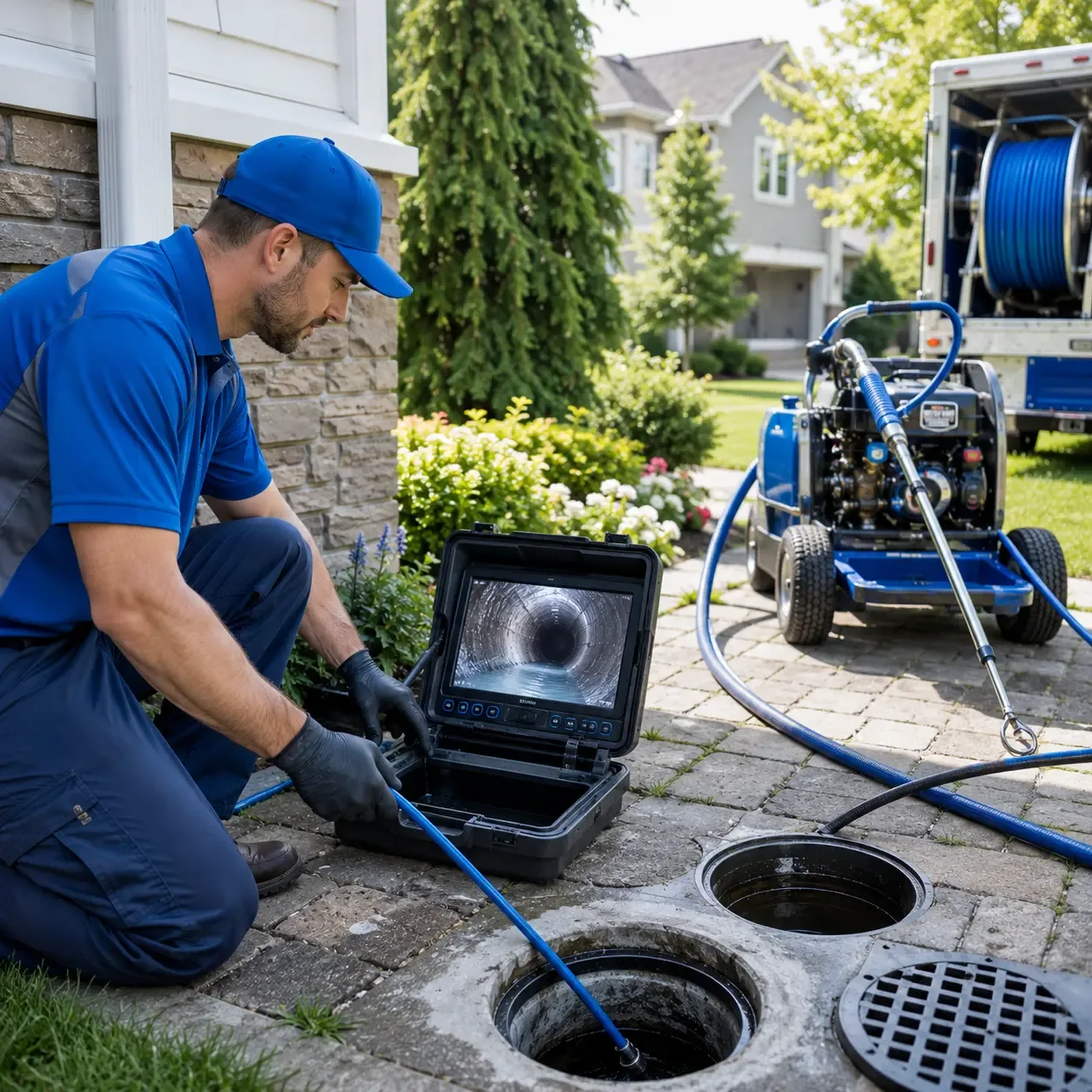 Outdoor drain cleaning professionals serving Hedrick, IA